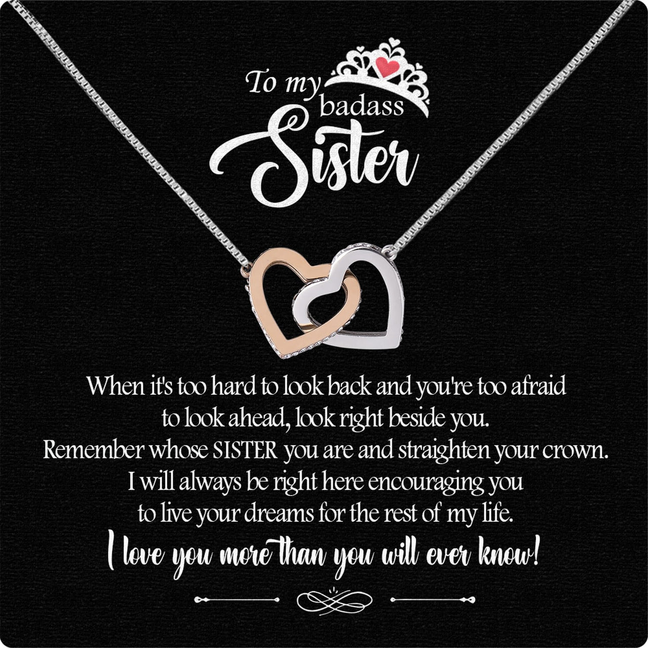 Sister Necklace: Because Some Love Needs No Words