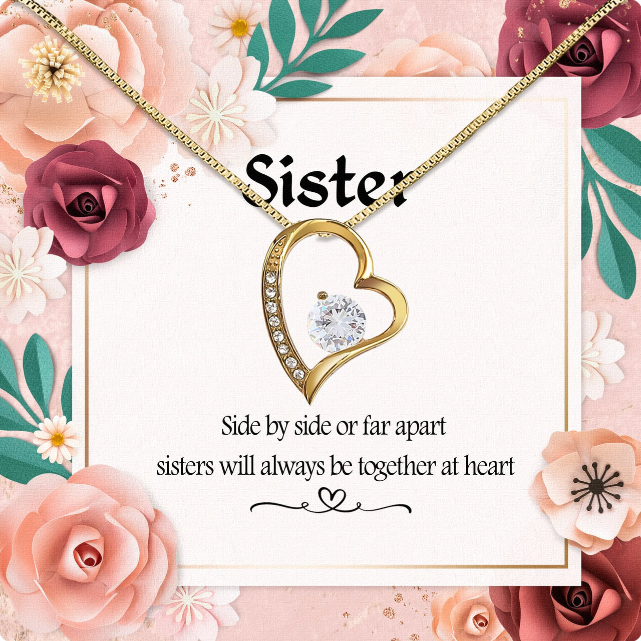 Sister Necklace: Because Some Love Needs No Words