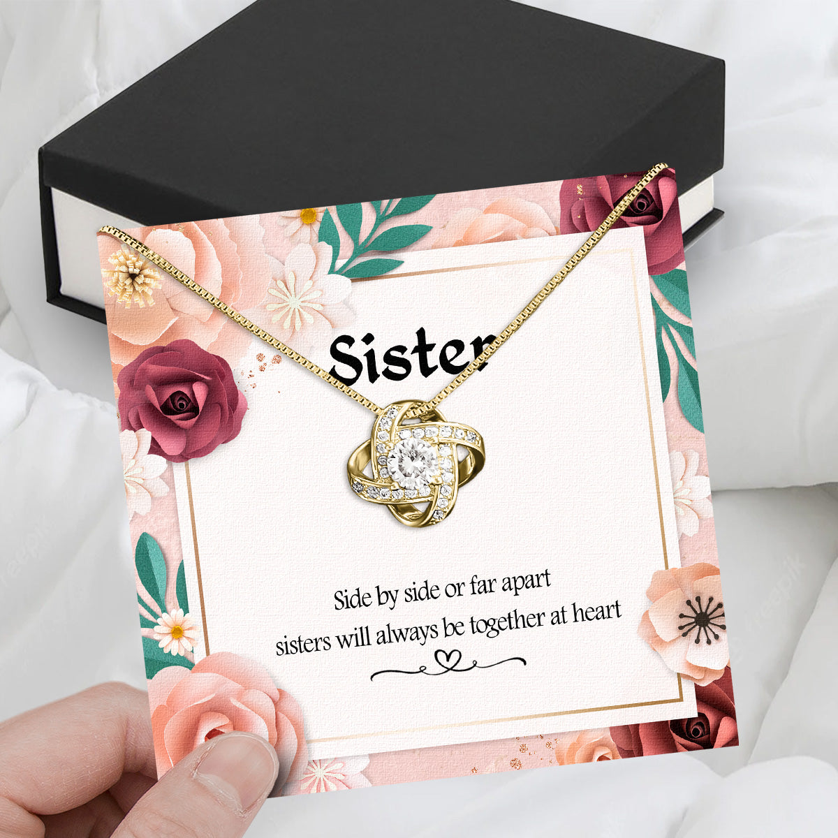 Sister Necklace: Because Some Love Needs No Words