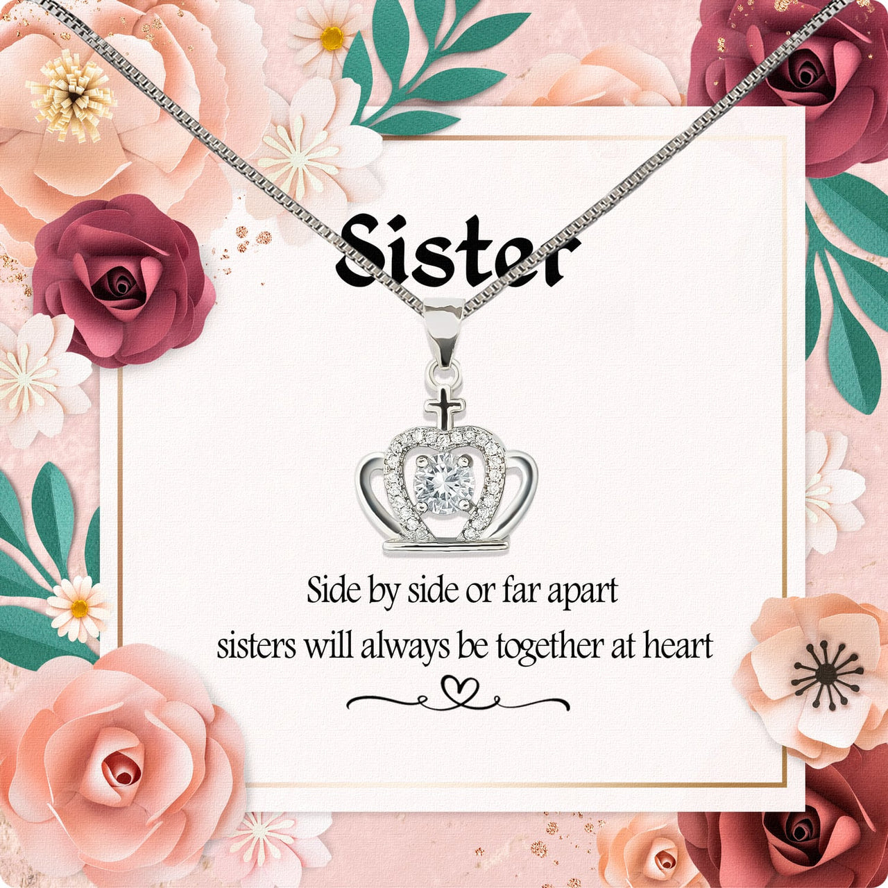 Sister Necklace: Because Some Love Needs No Words