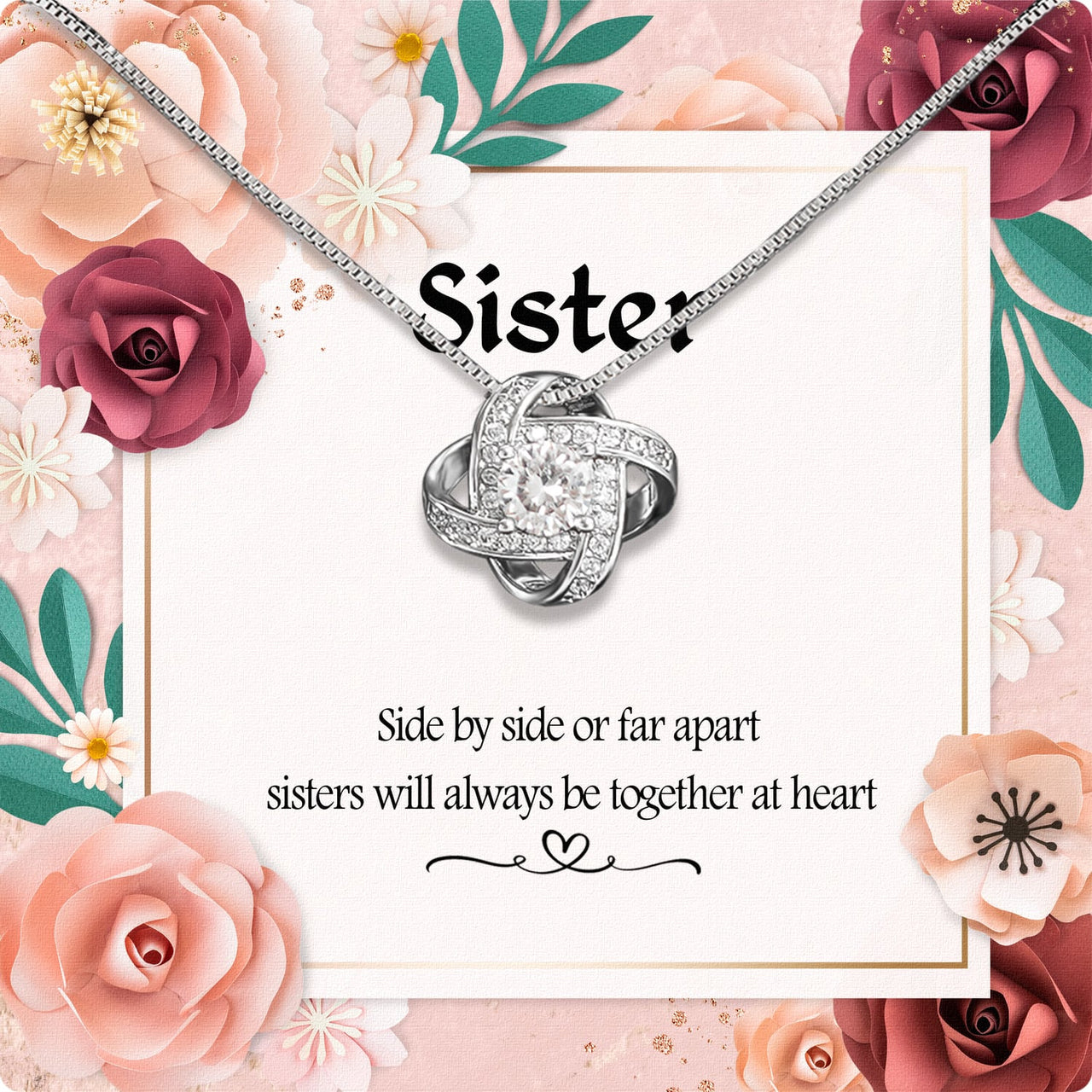 Sister Necklace: Because Some Love Needs No Words