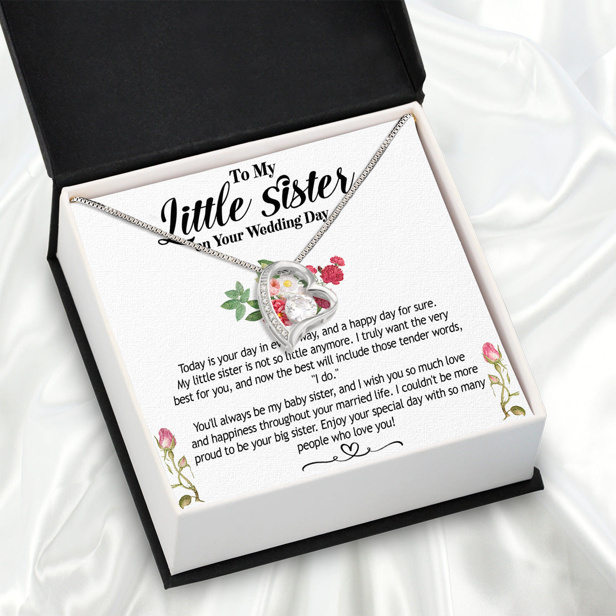 Necklace Gift For Sister On Wedding