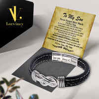 Thumbnail for Bracelet Necklace Gifts For Son With Personalized Message Card Necklace