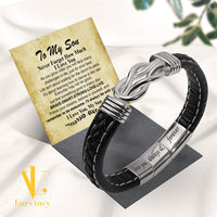 Thumbnail for Bracelet Necklace Gifts For Son With Personalized Message Card Necklace