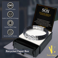 Thumbnail for Bracelet Necklace Gifts For Son With Personalized Message Card Necklace