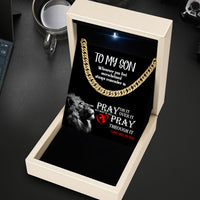 Thumbnail for Cuban Necklace Gifts For Son With Personalized Message Card Necklace