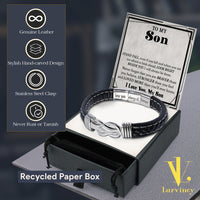 Thumbnail for Bracelet Necklace Gifts For Son With Personalized Message Card Necklace