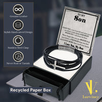 Thumbnail for Bracelet Necklace Gifts For Son With Personalized Message Card Necklace