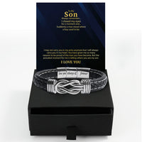 Thumbnail for Bracelet Necklace Gifts For Son With Personalized Message Card Necklace