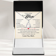 Sparkling Pearl Pendant Necklace for Mom - A Son's Timeless Love in Every Glow - Sacrifices You Never Spoke