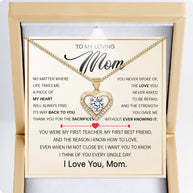 To My Mom Necklace from Son - Sacrifices You Never Spoke