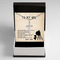 Thumbnail for Cuban Necklace Gifts For Son From Mom With Personalized Message Card Necklace