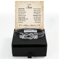 Thumbnail for Bracelet Necklace Gifts For Son From Mom With Personalized Message Card Necklace