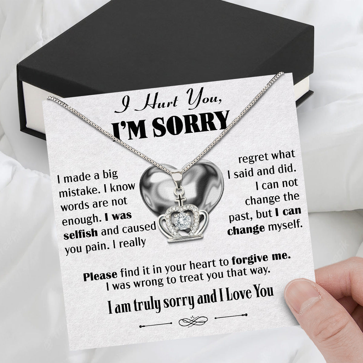 Sorry Necklace: When Words Fail, Let Love Shine