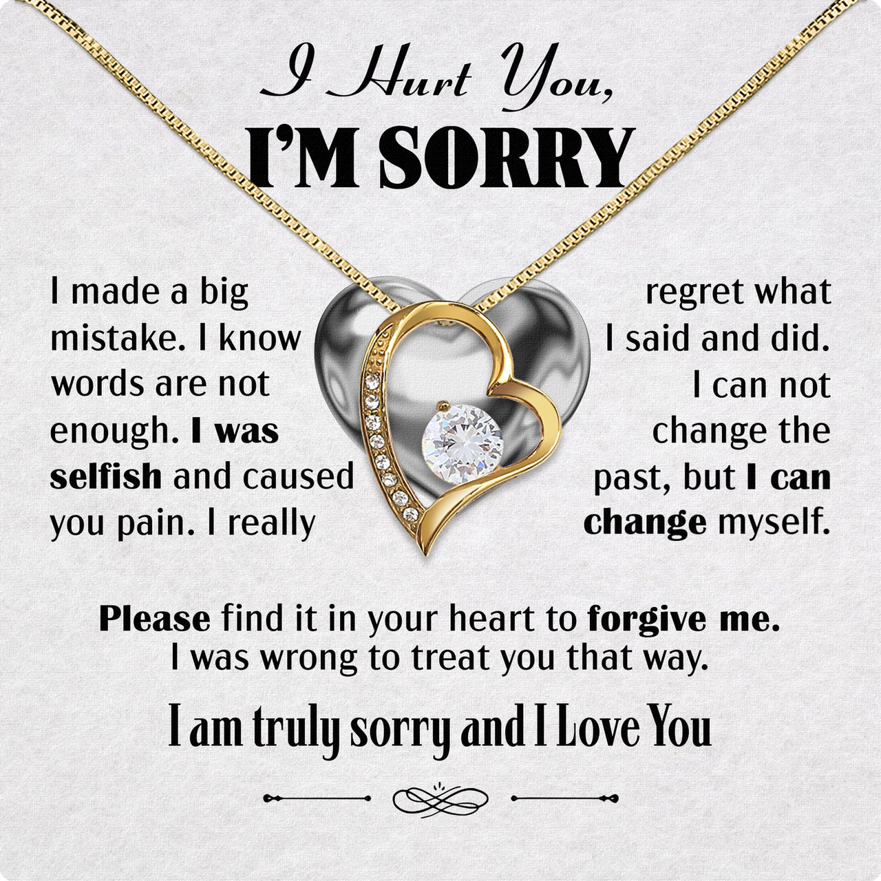 Sorry Necklace: When Words Fail, Let Love Shine