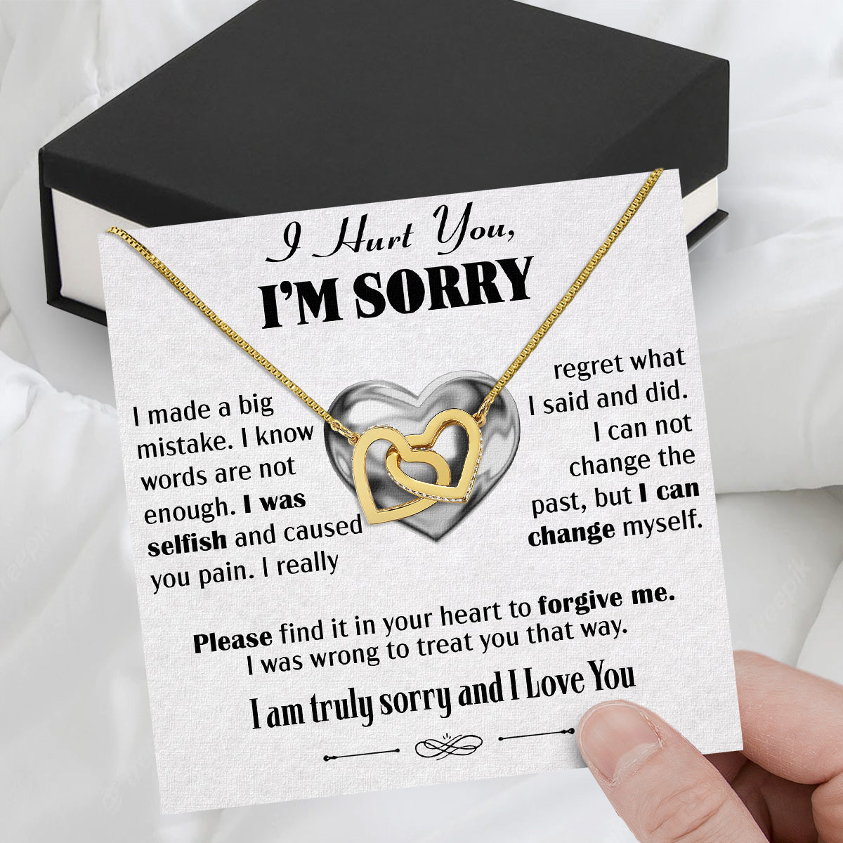 Sorry Necklace: When Words Fail, Let Love Shine