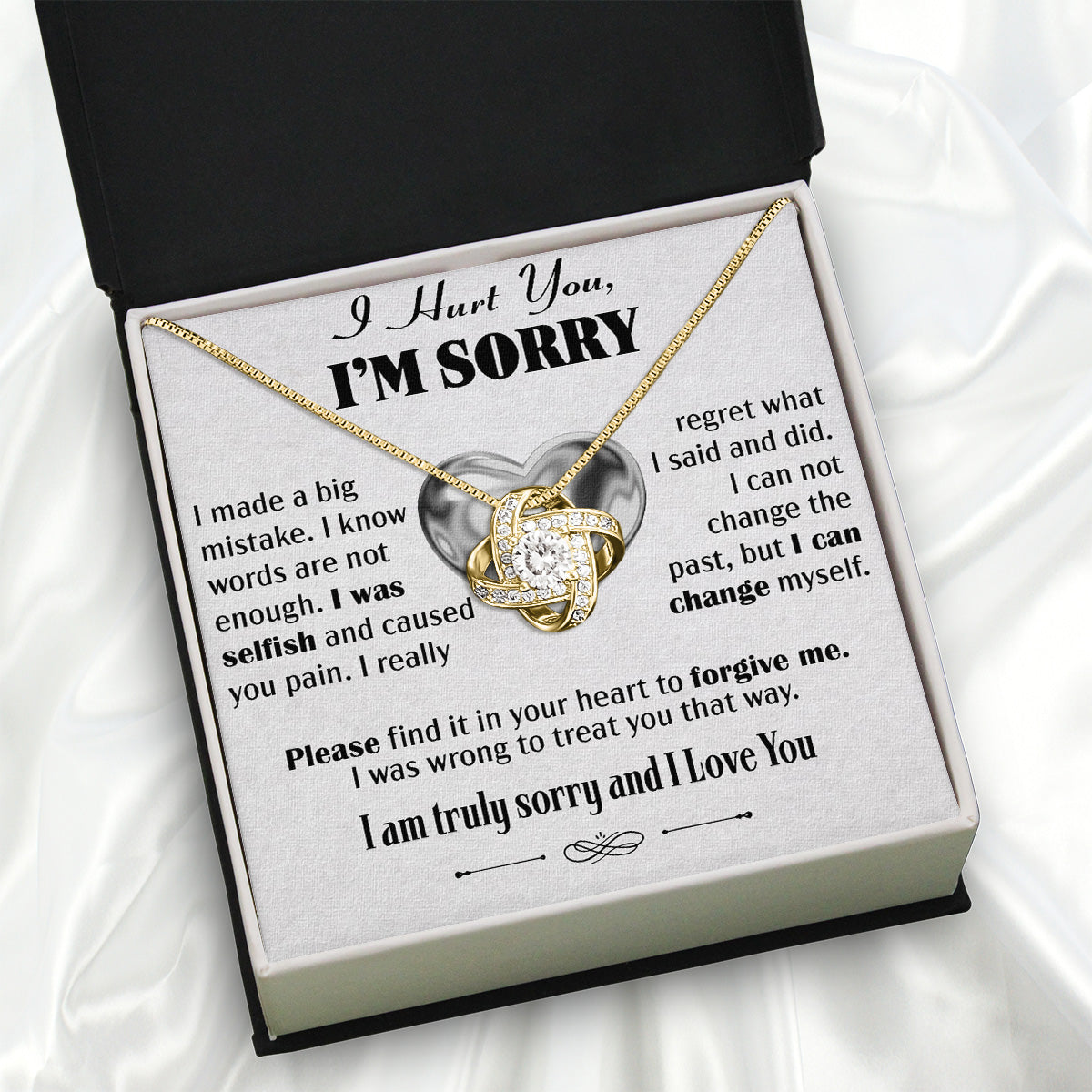 Sorry Necklace: When Words Fail, Let Love Shine