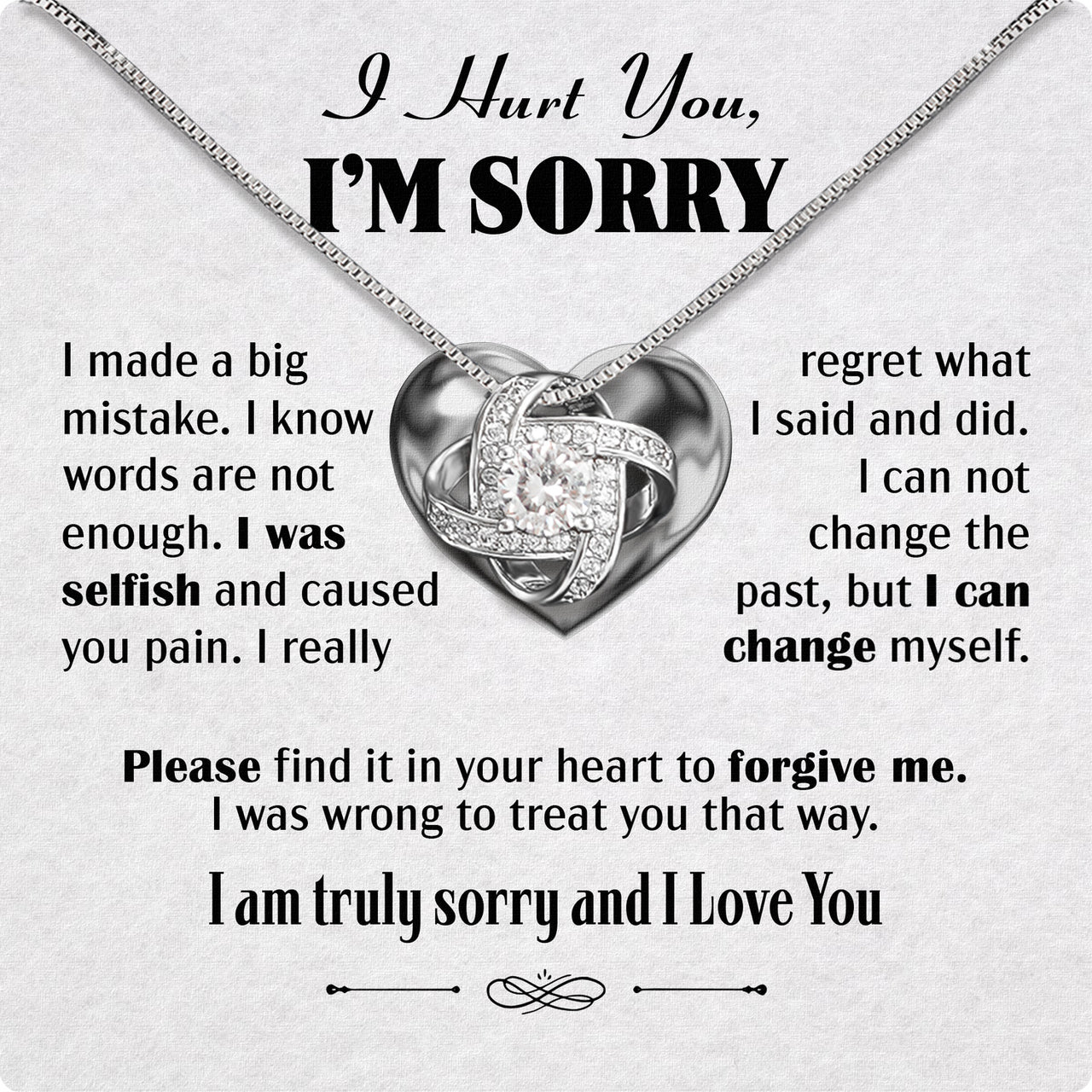 Sorry Necklace: When Words Fail, Let Love Shine