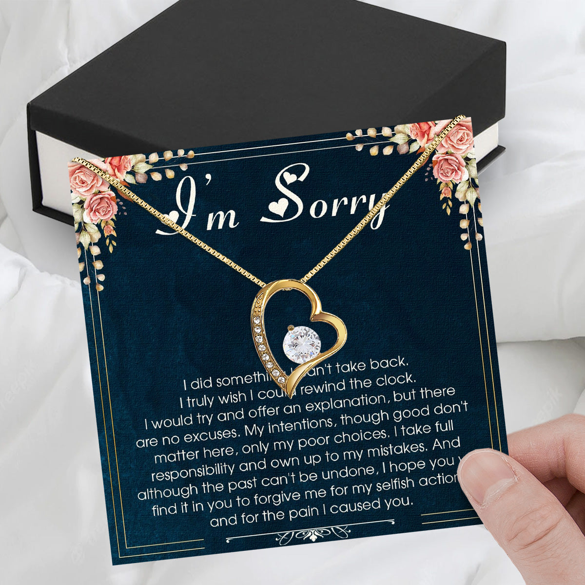 Sorry Necklace: When Words Fail, Let Love Shine