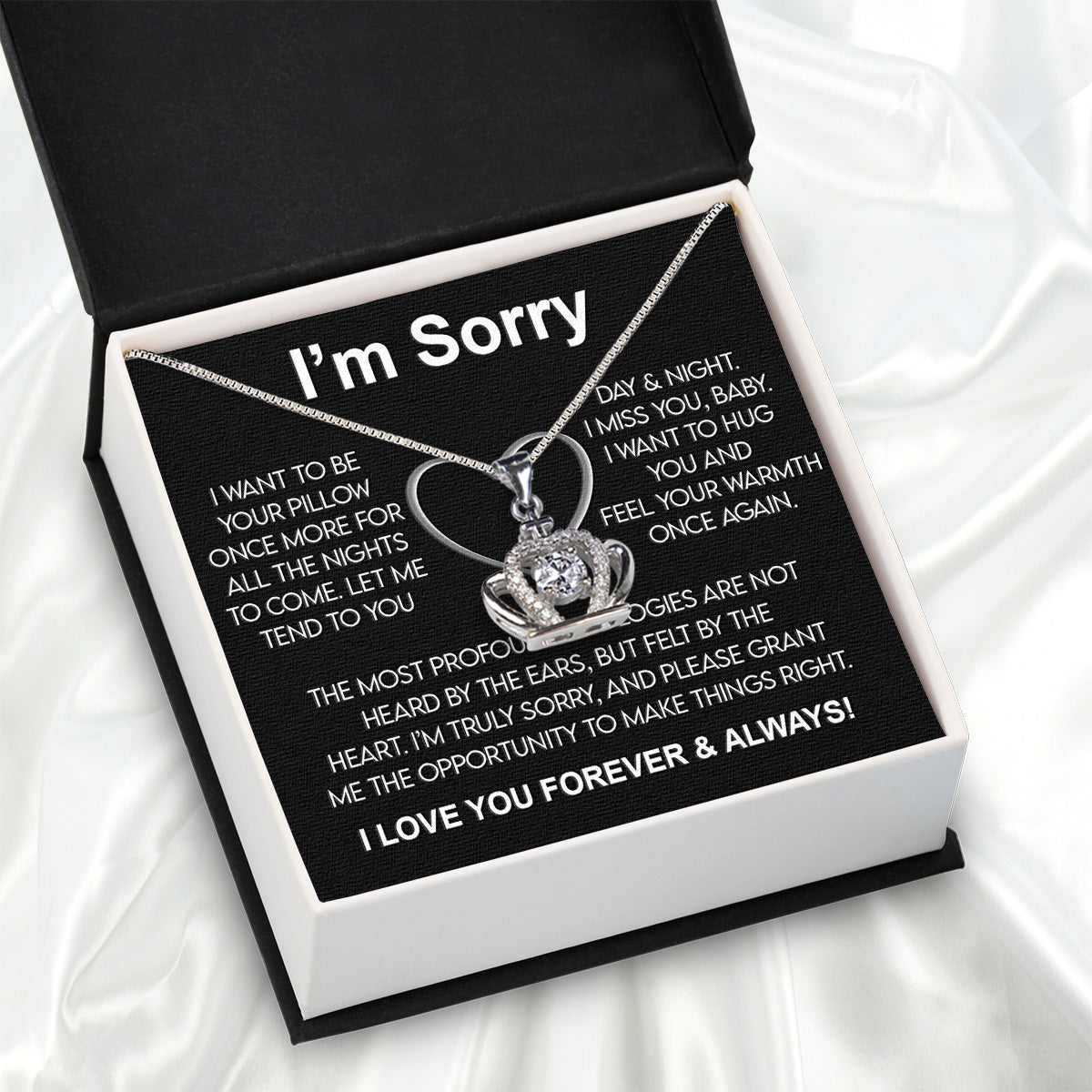 Sorry Necklace: When Words Fail, Let Love Shine