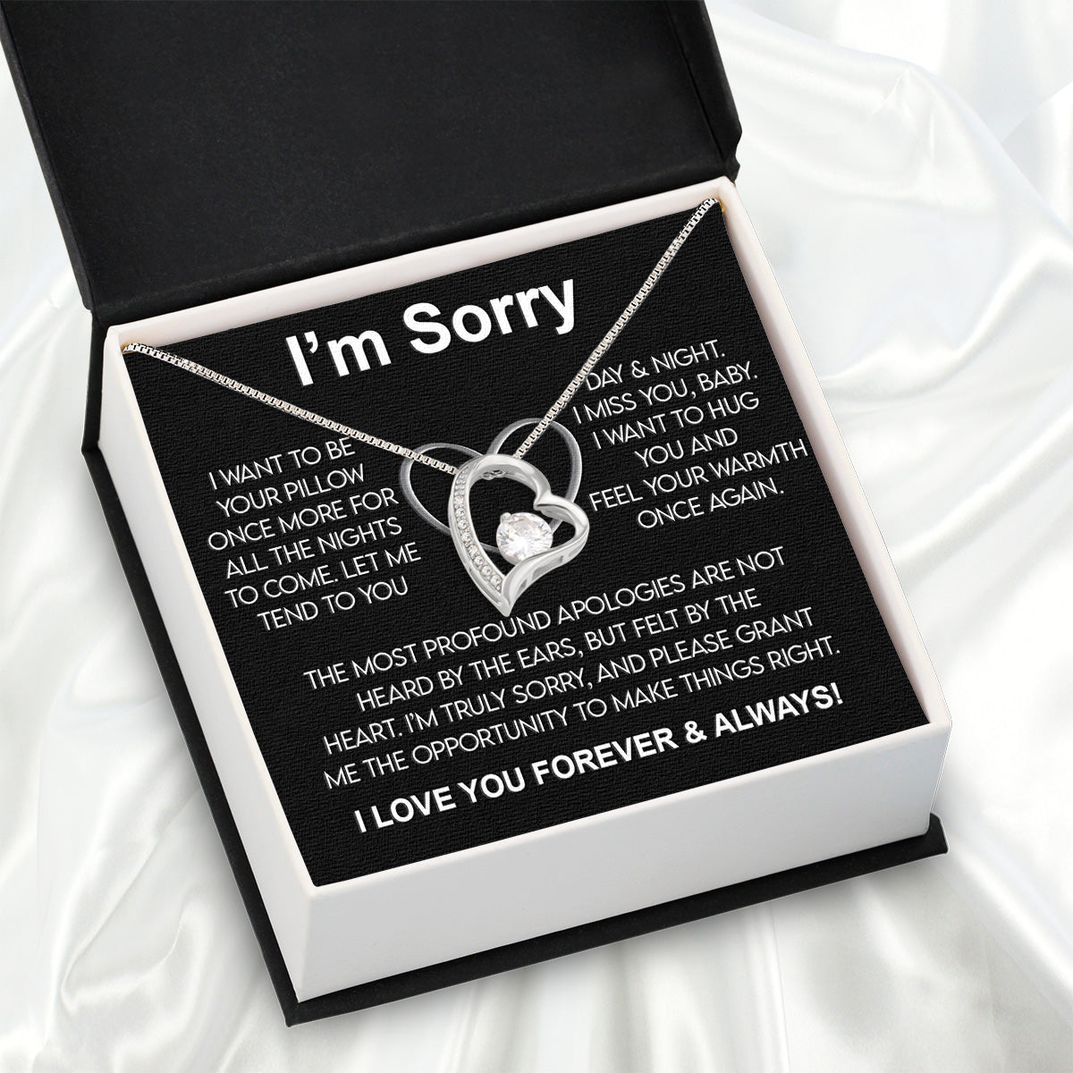 Sorry Necklace: When Words Fail, Let Love Shine