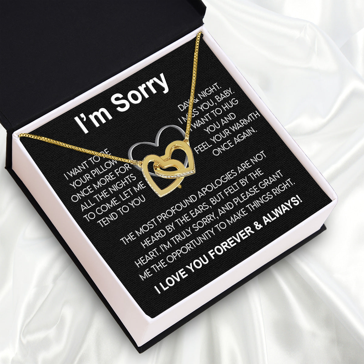 Sorry Necklace: When Words Fail, Let Love Shine