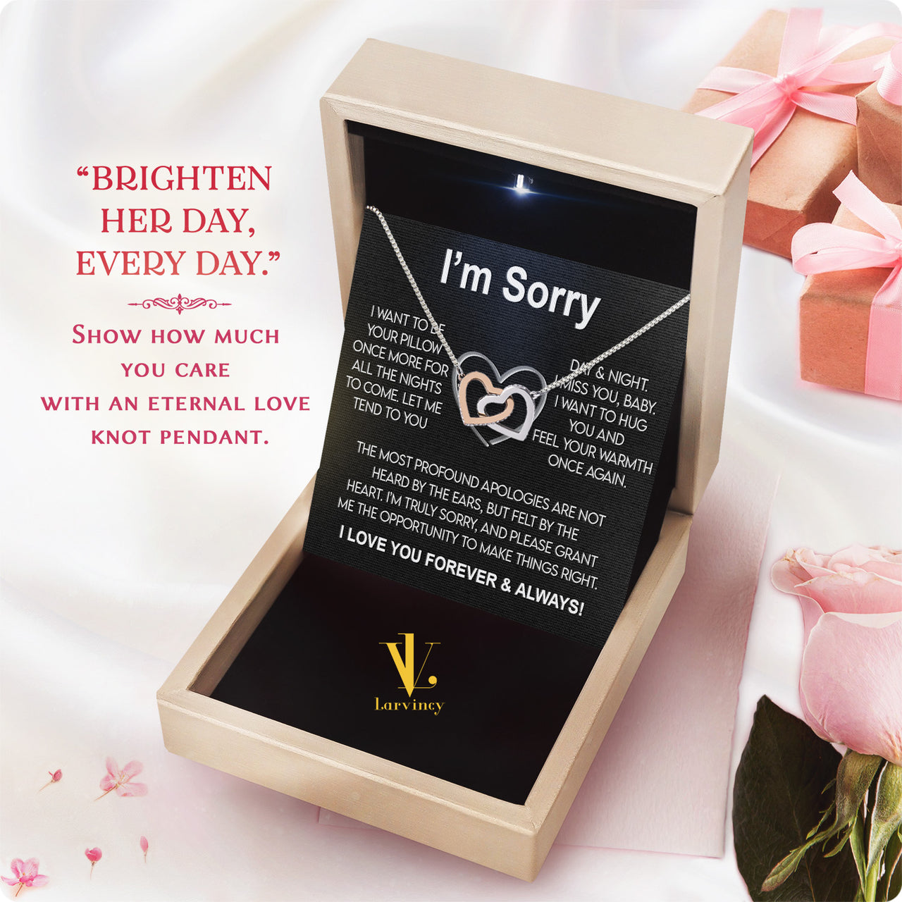 Sorry Necklace: When Words Fail, Let Love Shine