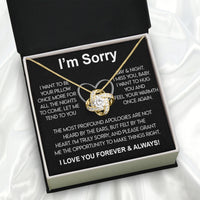 Thumbnail for Sorry Necklace: When Words Fail, Let Love Shine