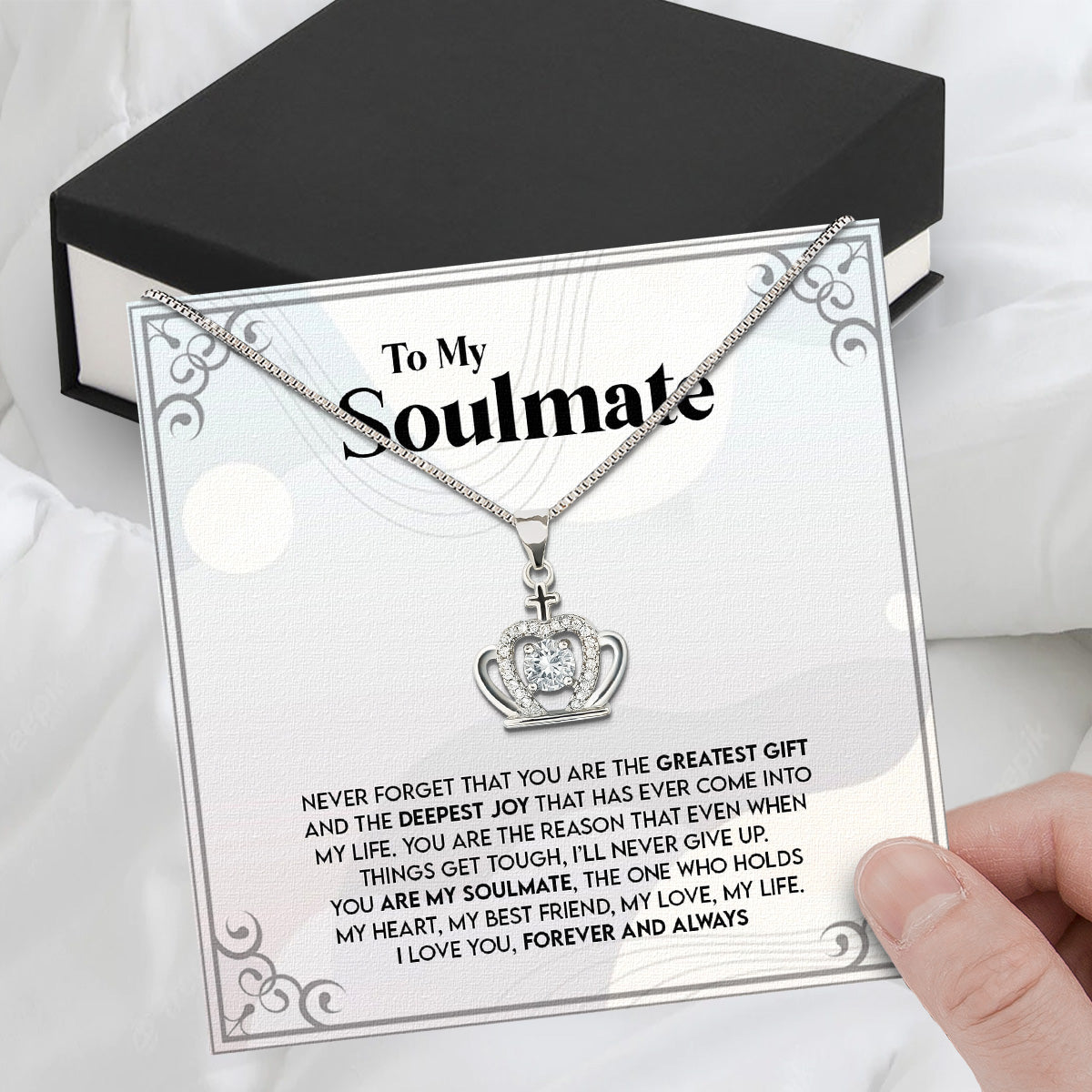 Soulmate Necklace: Let Her Carry Your Heart Always