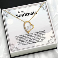 Thumbnail for Soulmate Necklace: Let Her Carry Your Heart Always