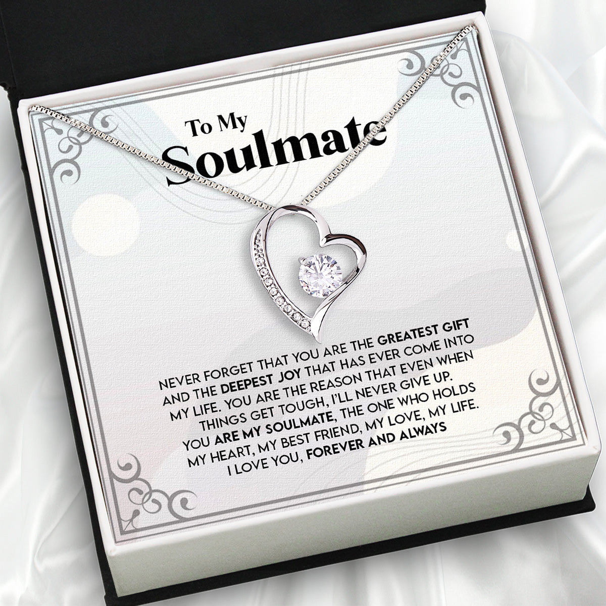 Soulmate Necklace: Let Her Carry Your Heart Always