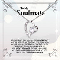 Thumbnail for Soulmate Necklace: Let Her Carry Your Heart Always