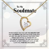 Thumbnail for Soulmate Necklace: Let Her Carry Your Heart Always