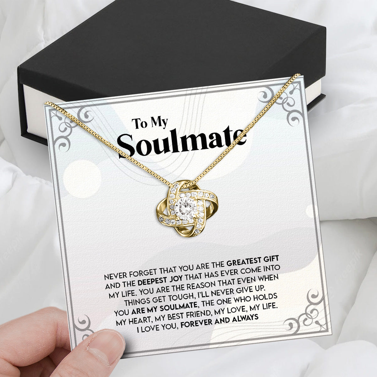 Soulmate Necklace: Let Her Carry Your Heart Always