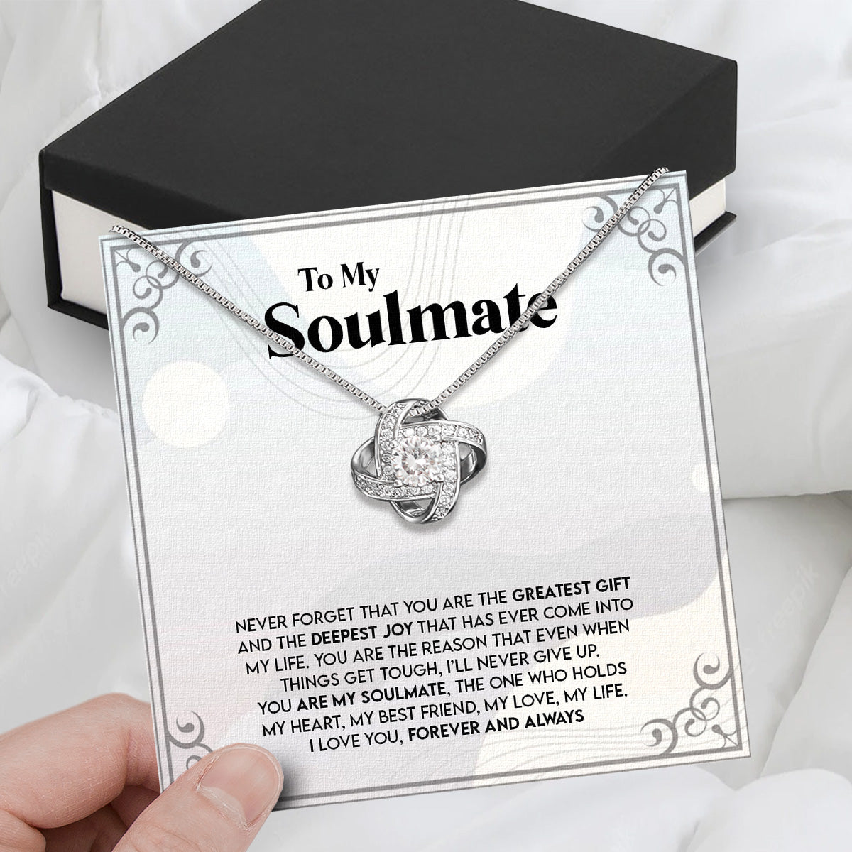 Soulmate Necklace: Let Her Carry Your Heart Always