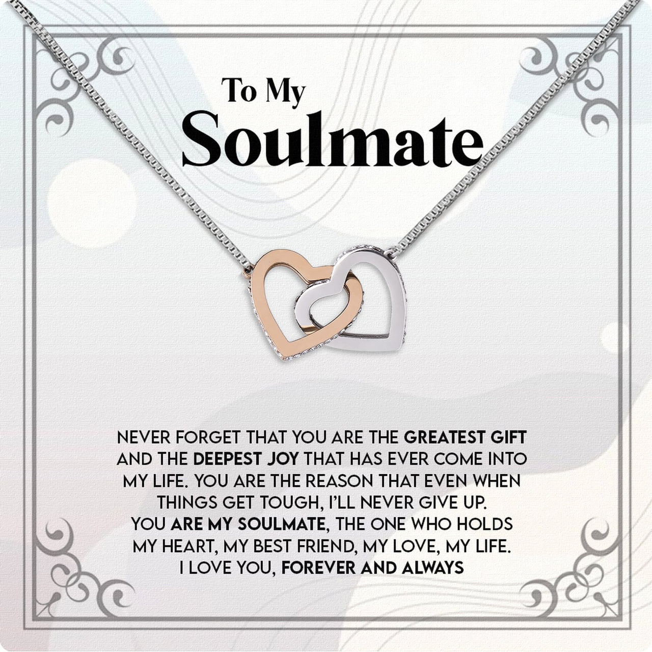 Soulmate Necklace: Let Her Carry Your Heart Always