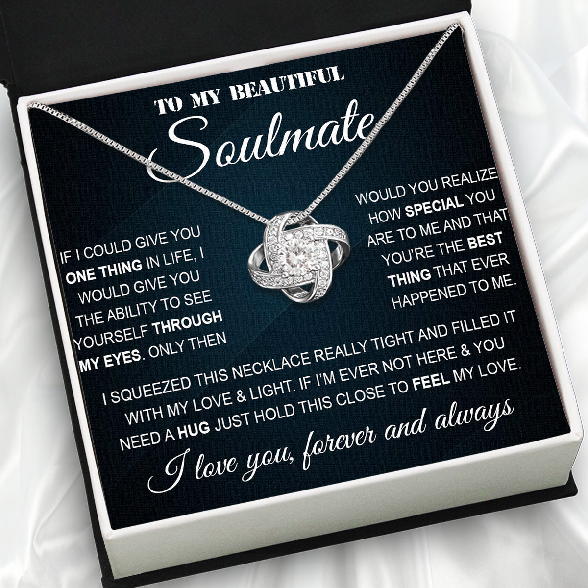 Soulmate Necklace: Let Her Carry Your Heart Always