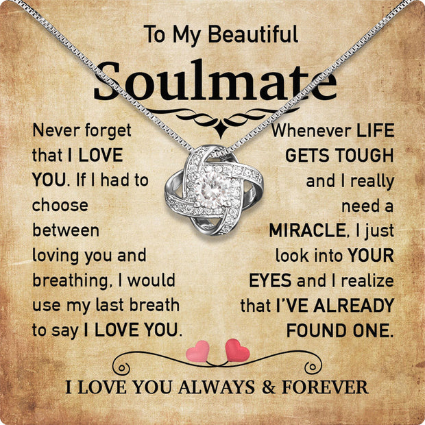 Soulmate Necklace: Let Her Carry Your Heart Always