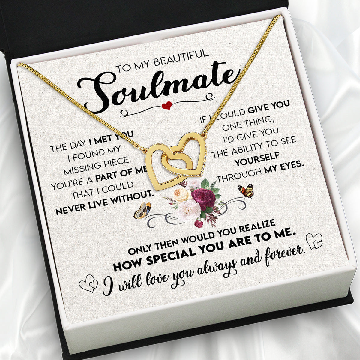 Soulmate Necklace: Let Her Carry Your Heart Always