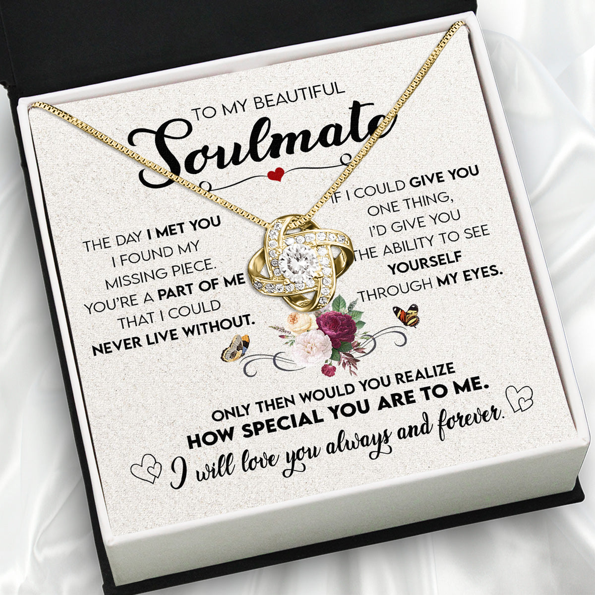 Soulmate Necklace: Let Her Carry Your Heart Always