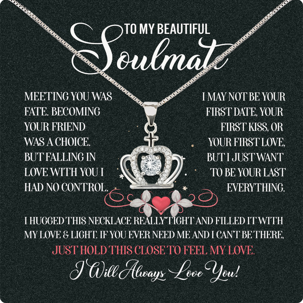 Soulmate Necklace: Let Her Carry Your Heart Always