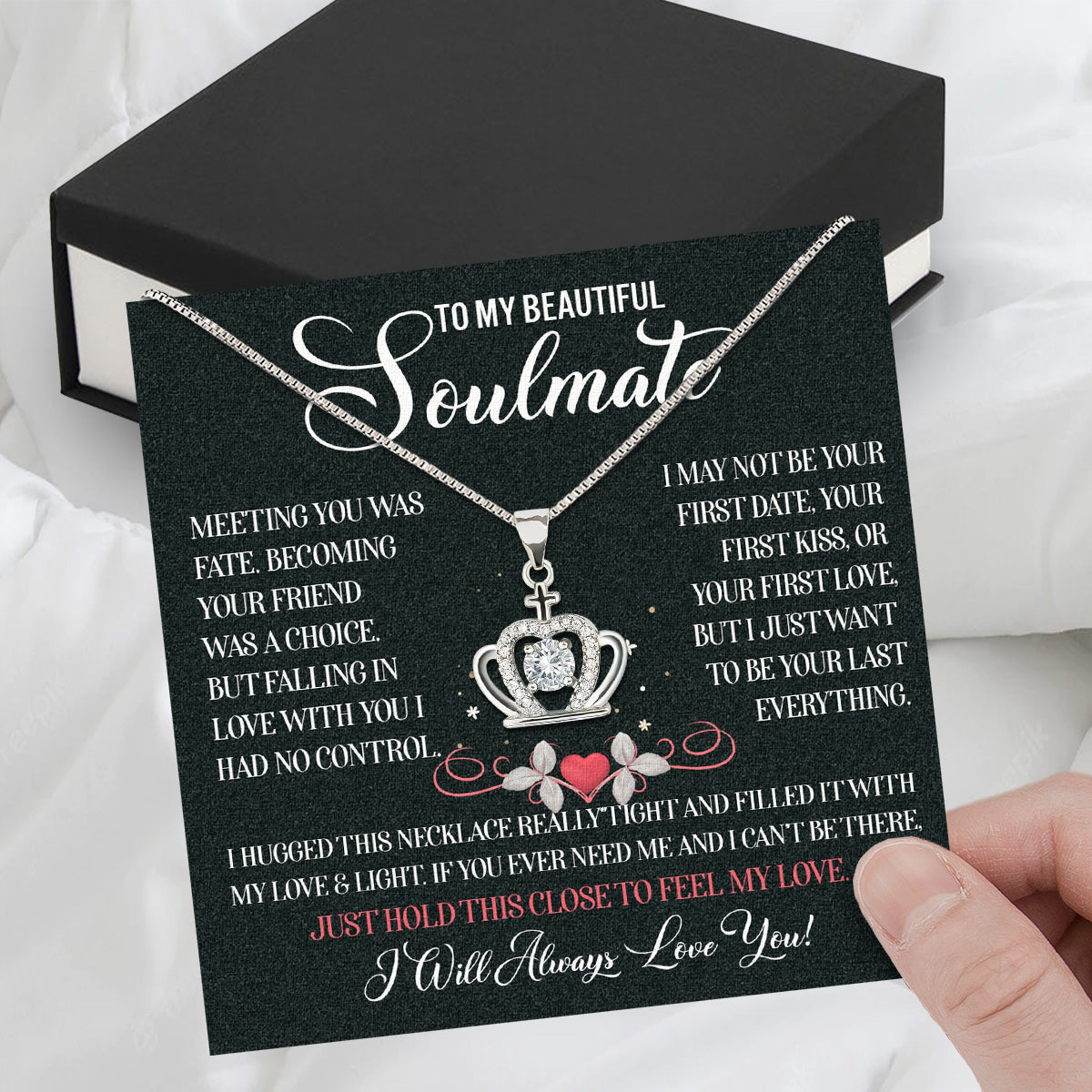 Soulmate Necklace: Let Her Carry Your Heart Always