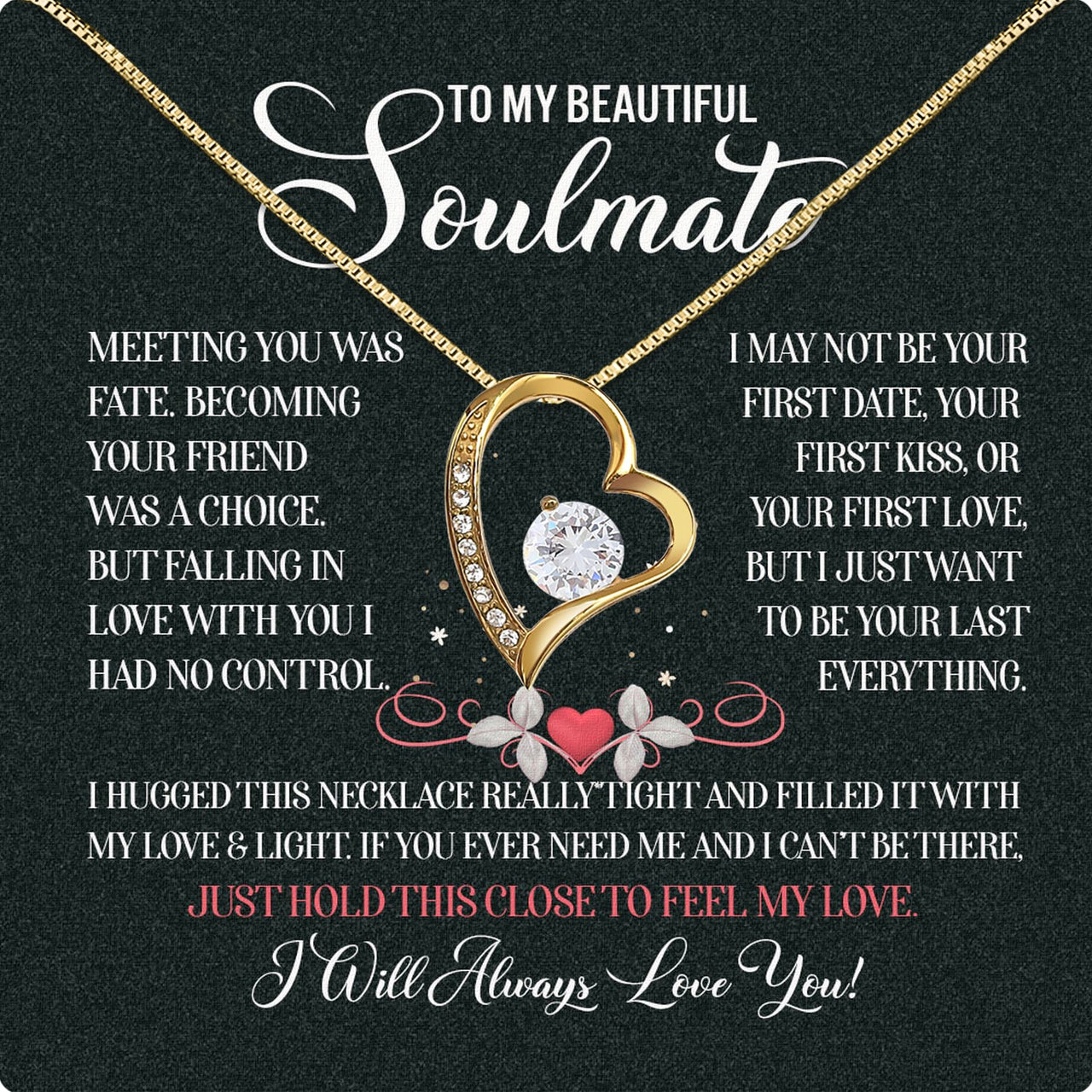 Soulmate Necklace: Let Her Carry Your Heart Always