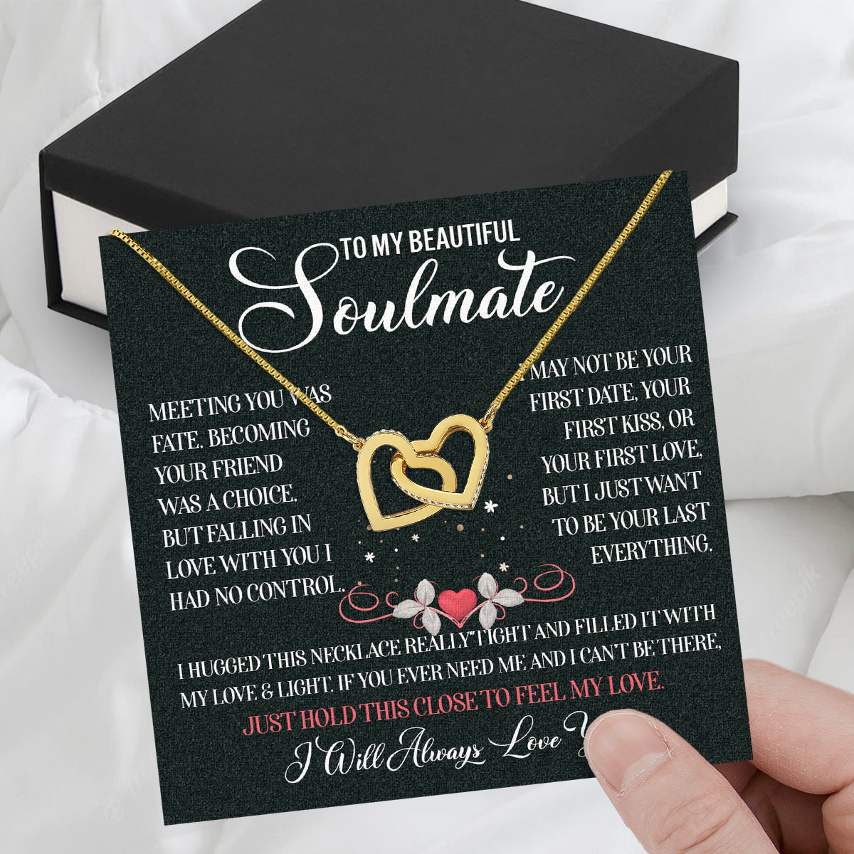 Soulmate Necklace: Let Her Carry Your Heart Always