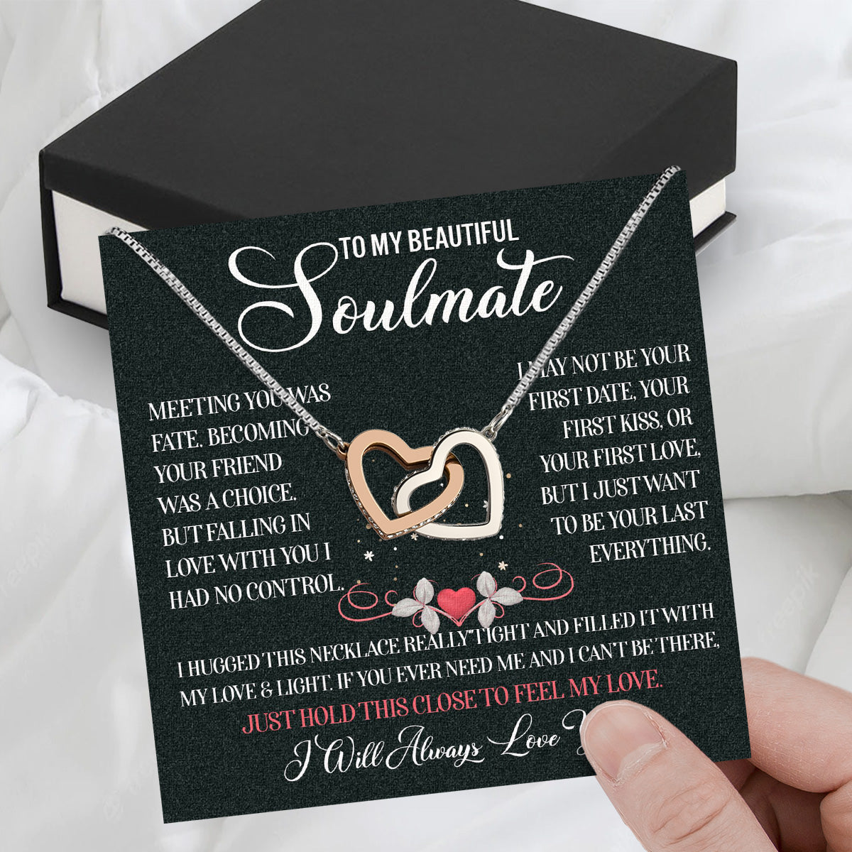 Soulmate Necklace: Let Her Carry Your Heart Always