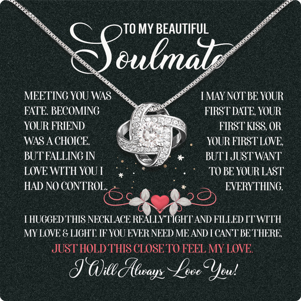 Soulmate Necklace: Let Her Carry Your Heart Always