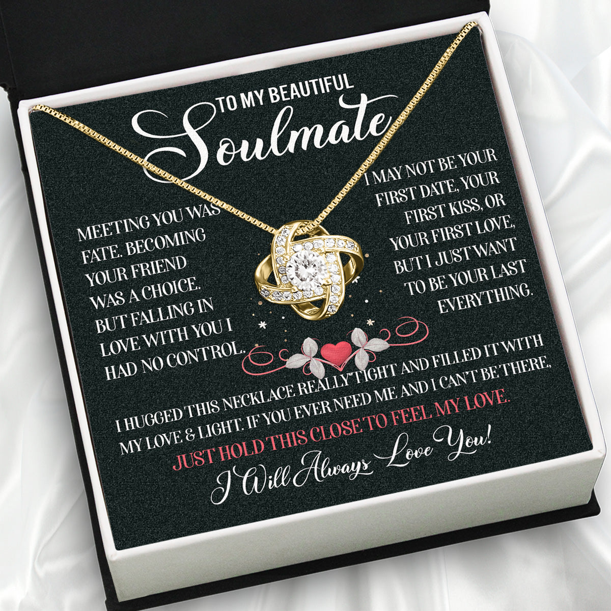 Soulmate Necklace: Let Her Carry Your Heart Always