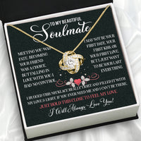 Thumbnail for Soulmate Necklace: Let Her Carry Your Heart Always