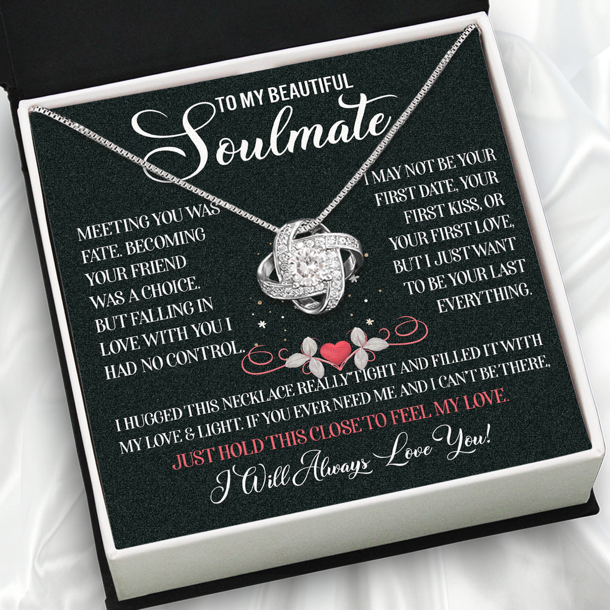 Soulmate Necklace: Let Her Carry Your Heart Always