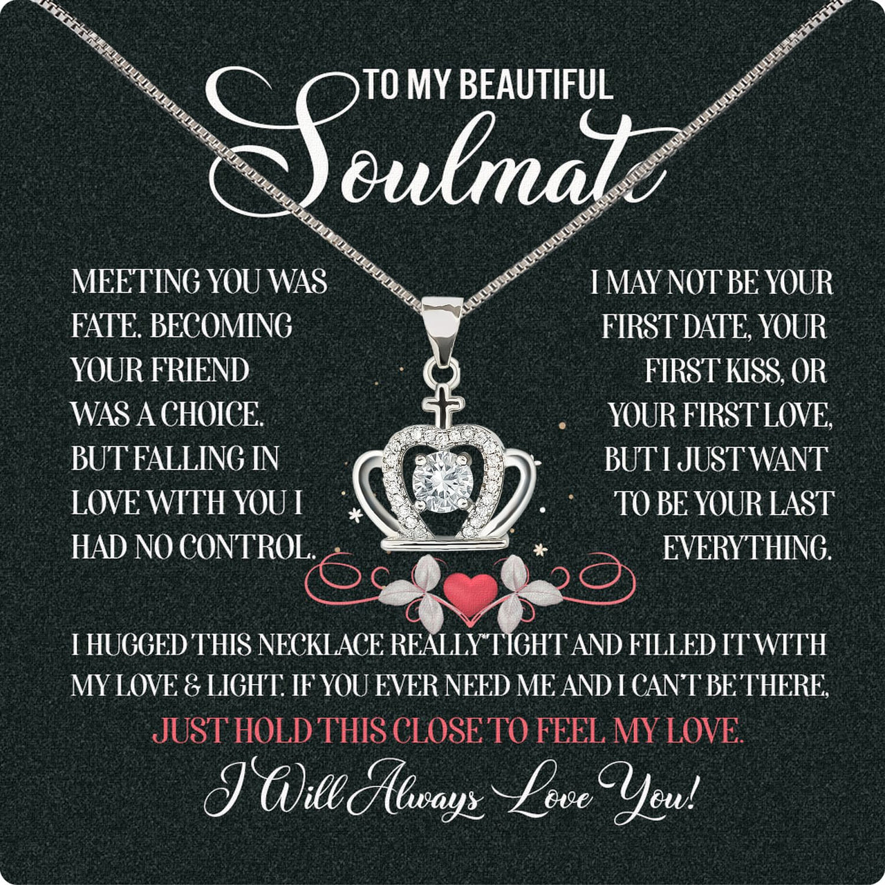 Soulmate Necklace: Let Her Carry Your Heart Always